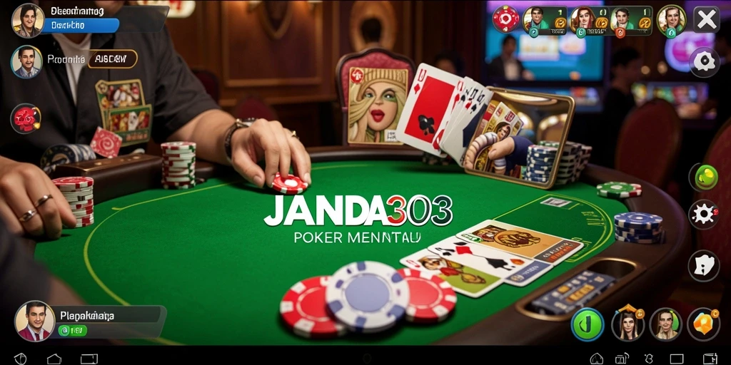 Gameplay seru dalam JANDA303, nikmati pengalaman poker yang menegangkan.