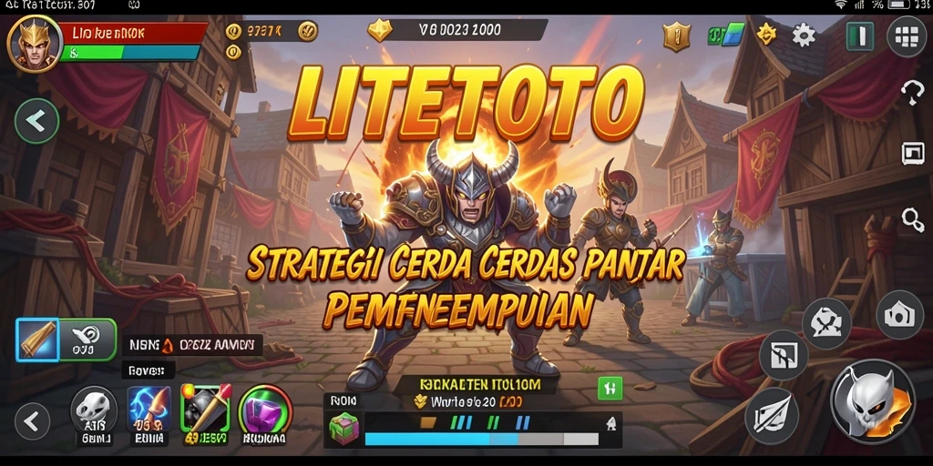 Screenshot gameplay <strong>LITETOTO</strong> menampilkan aksi strategi yang intens.