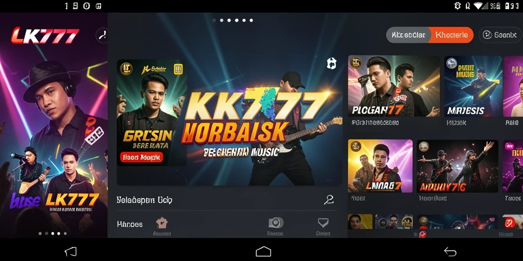 Tampilan LK777 menampilkan gameplay interaktif yang seru dan menyenangkan.
