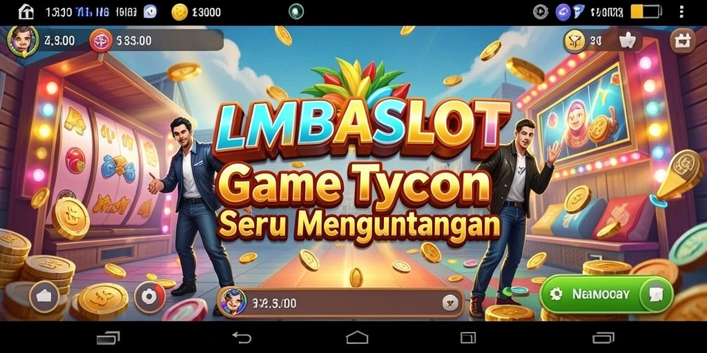 Tampilan menarik dari gameplay LMBASLOT yang penuh strategi Tycoon.