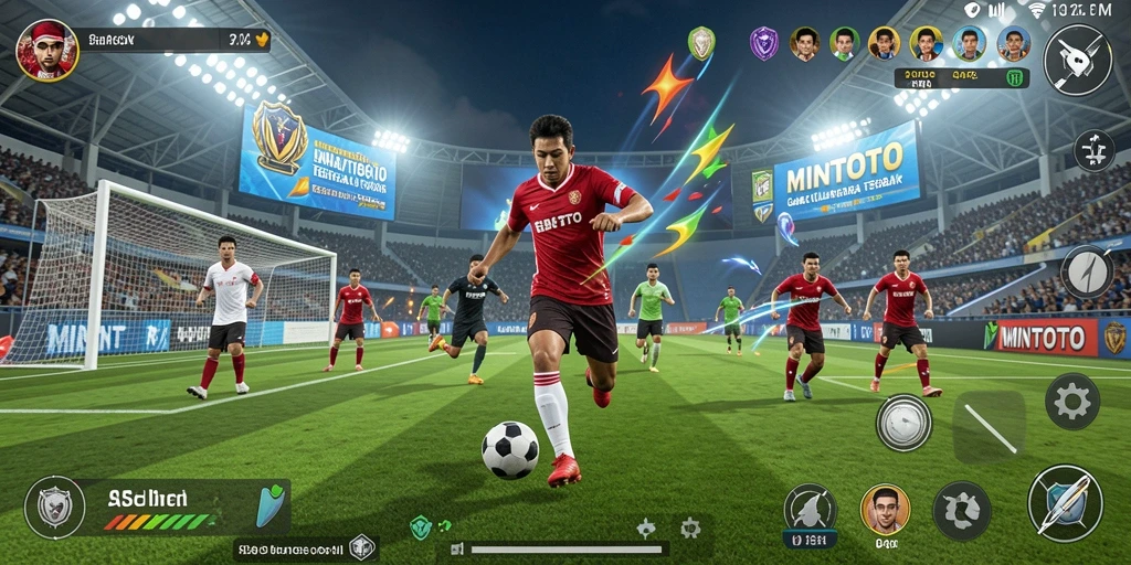 Tampilan gameplay utama MINTOTO yang seru dan kompetitif.
