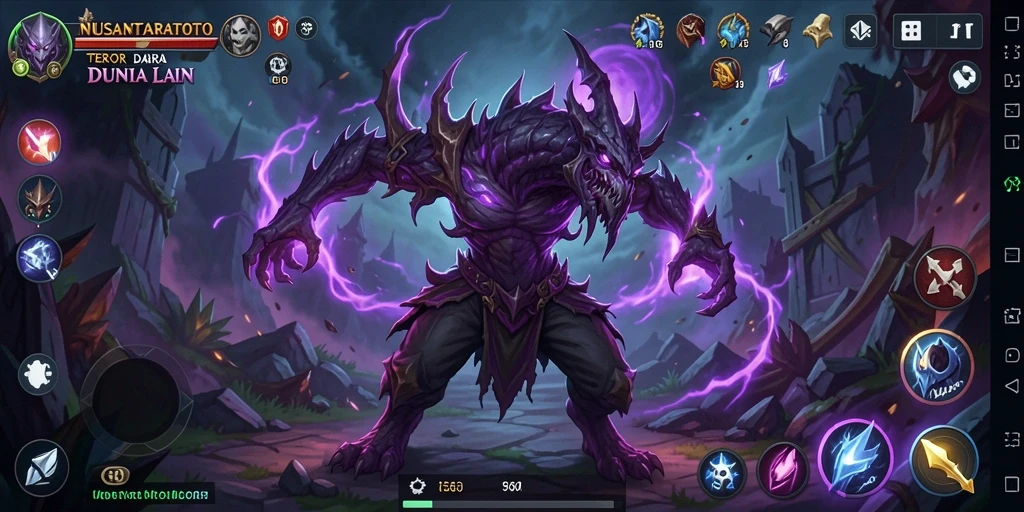 Tampilan gameplay mencekam di NUSANTARATOTO, menjelajahi lokasi menyeramkan.