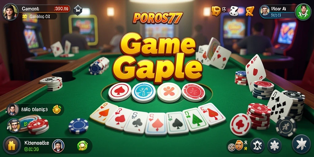 Gameplay seru Gaple dengan fitur interaktif dan grafis menawan.