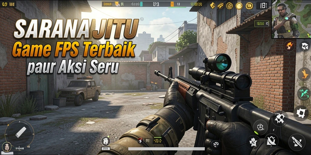Gameplay menarik dalam SARANAJITU yang menampilkan pertempuran seru.