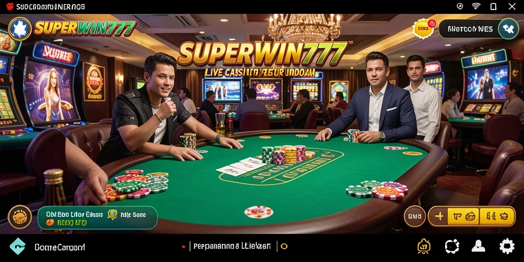 Gameplay Live Casino SUPERWIN777 yang menarik dan interaktif.