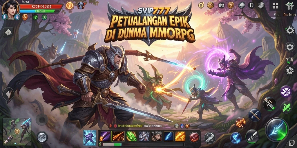 Gameplay mendebarkan di dunia MMORPG SVIP777 dengan grafis menakjubkan.