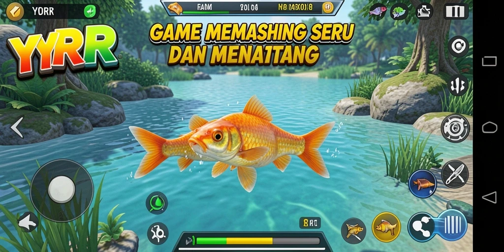 Tangkap berbagai ikan di lokasi memancing yang menakjubkan.